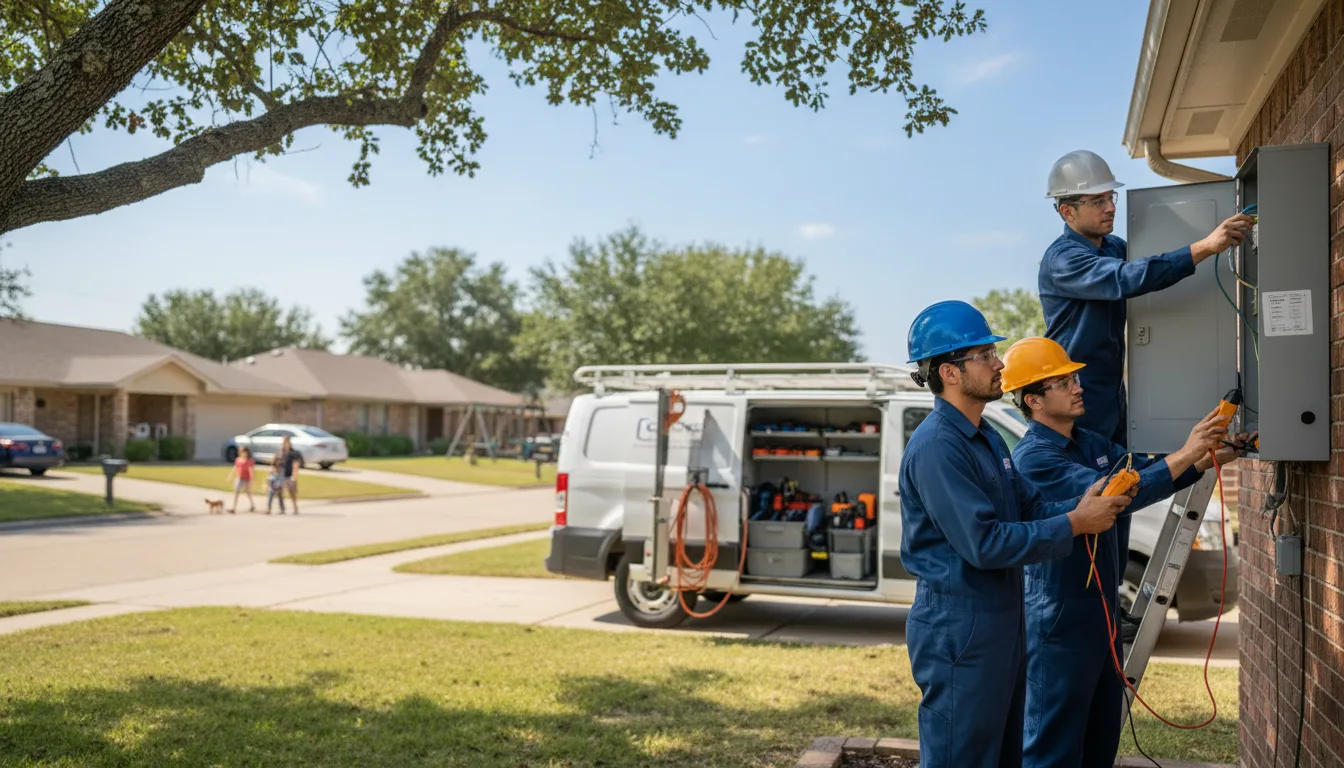 Certified electrician providing emergency electrical services in Oliveburg, PA